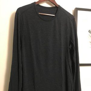 Lululemon Basic Long Sleeve Shirt (Navy, Medium - Like New)